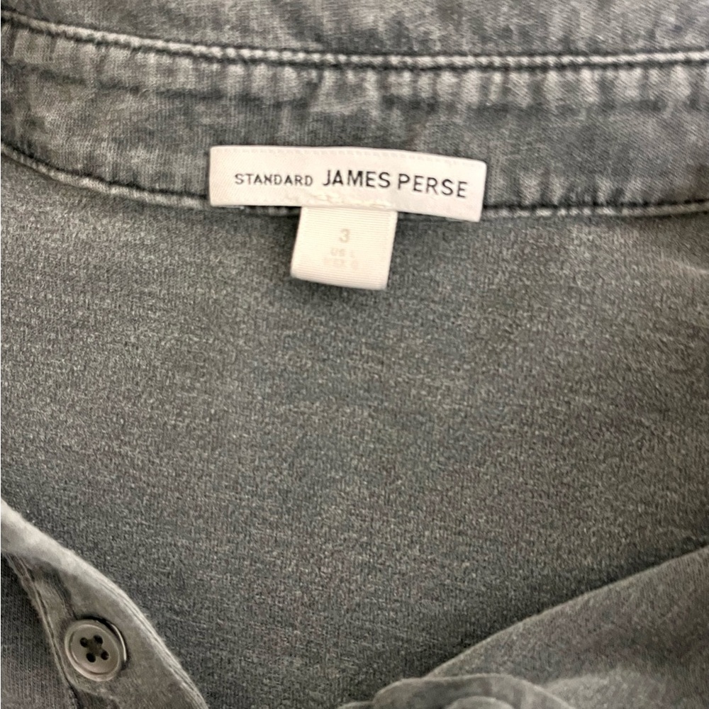 James Perse Standard Gray Shirt